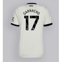 Maglia Calcio Manchester United Alejandro Garnacho #17 Terza Divisa 2024-25 Manica Corta